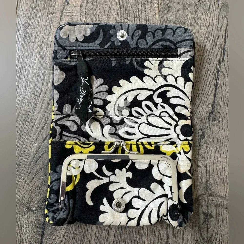 Vera Bradley Retired Baroque Euro Snap Wallet - Picture 2 of 3